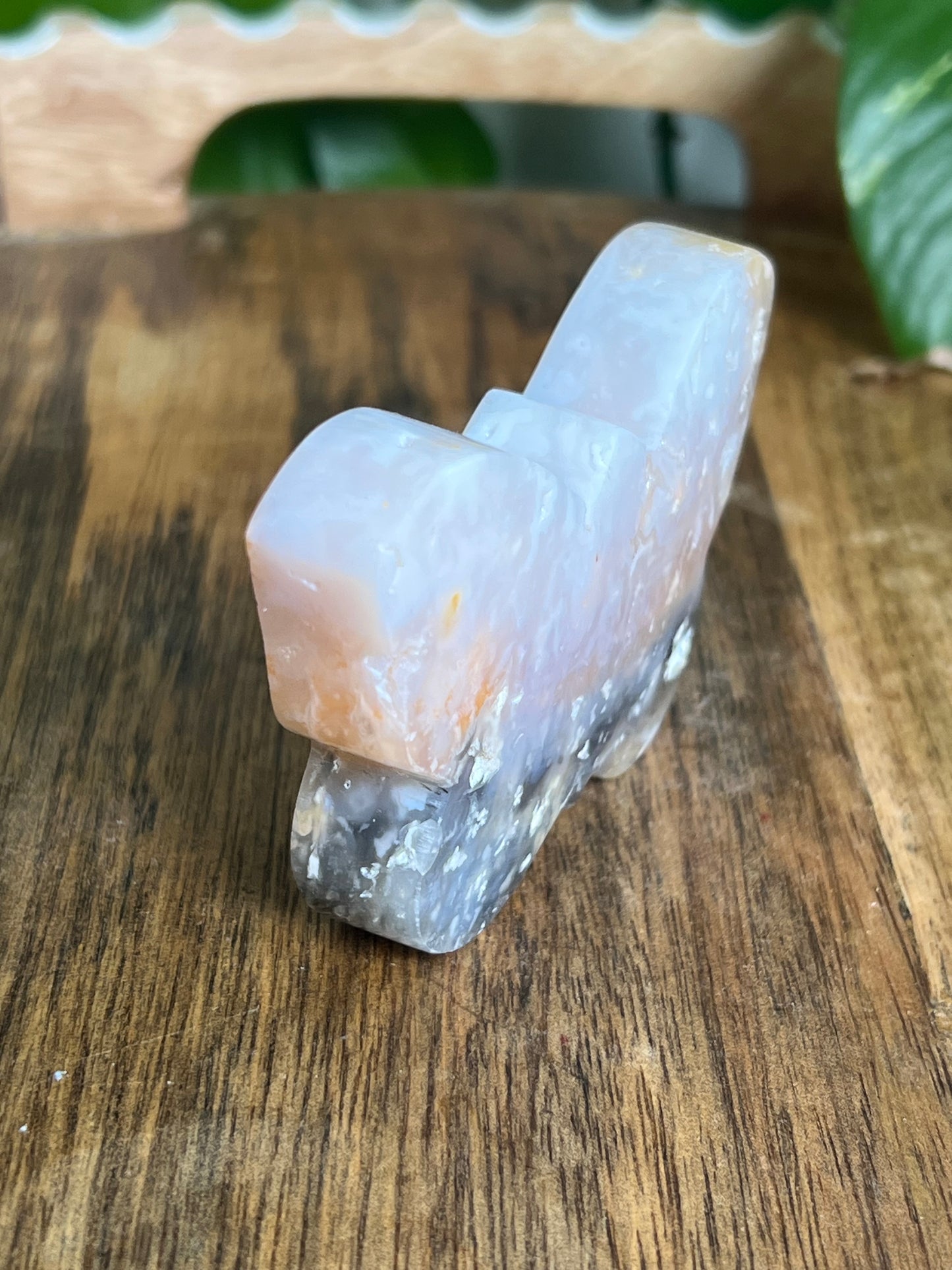 Rainbow Plume Agate Butterfly RQ