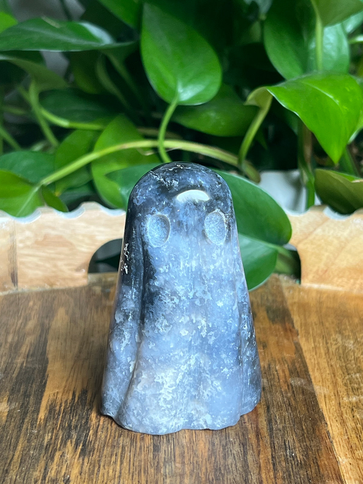 Blue Plume Agate Ghost: I