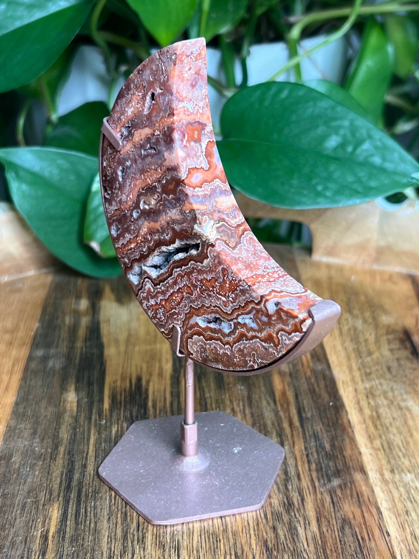 Crazy Lace Agate Moon: PF