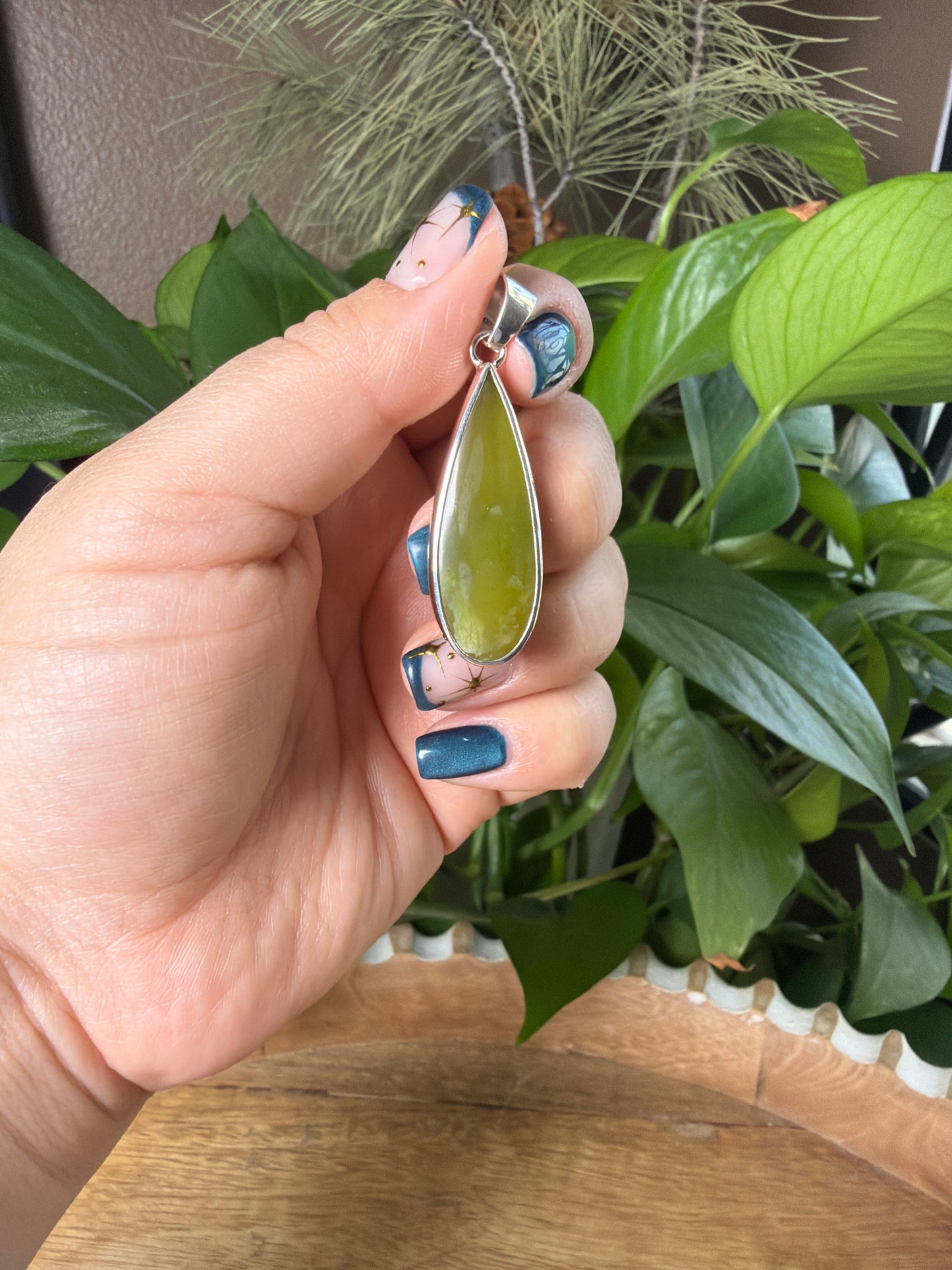 Idocrase Water Drop Pendant