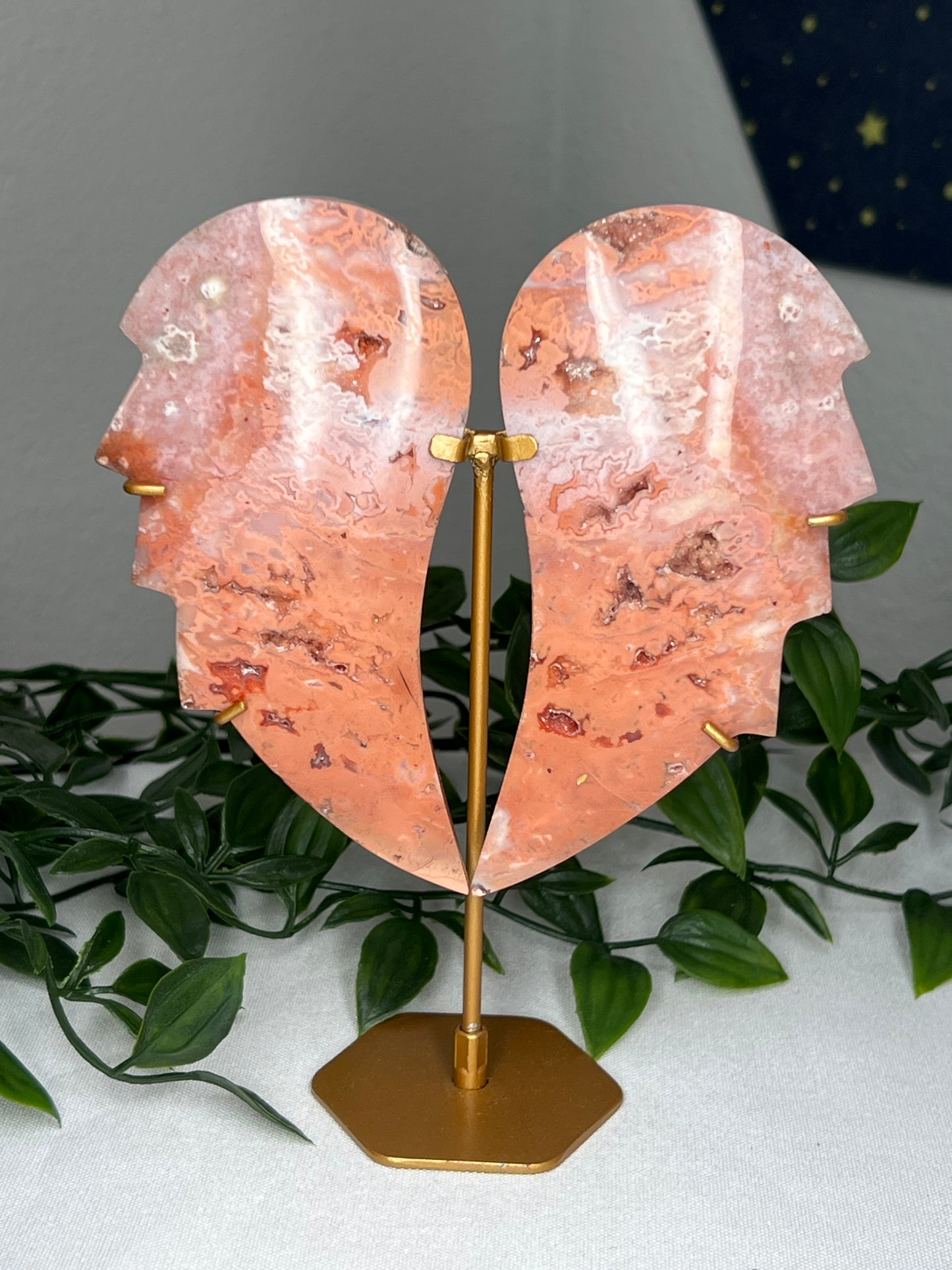 Pink Carnelian Wings