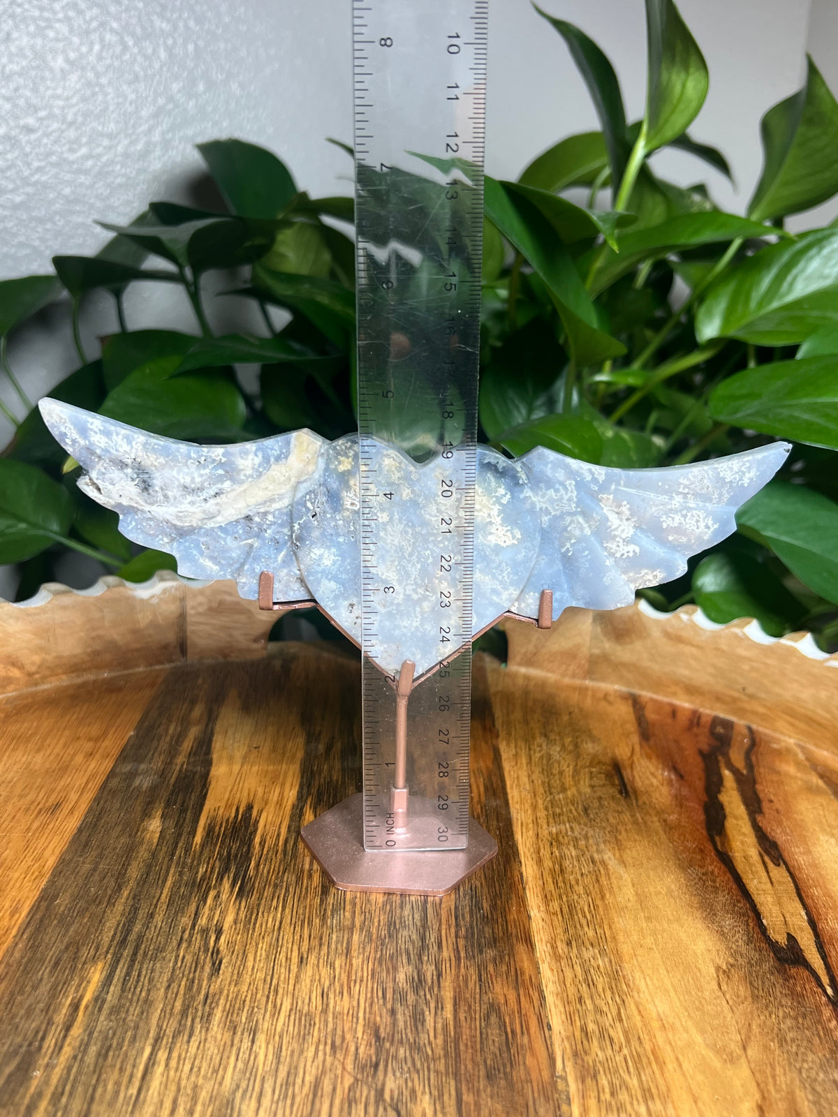 Blue Plume Agate Wings: Di