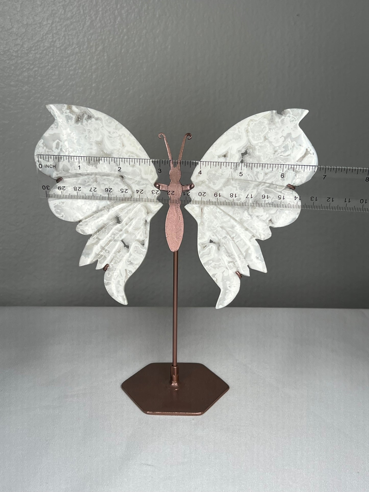 White Plume Agate Wings