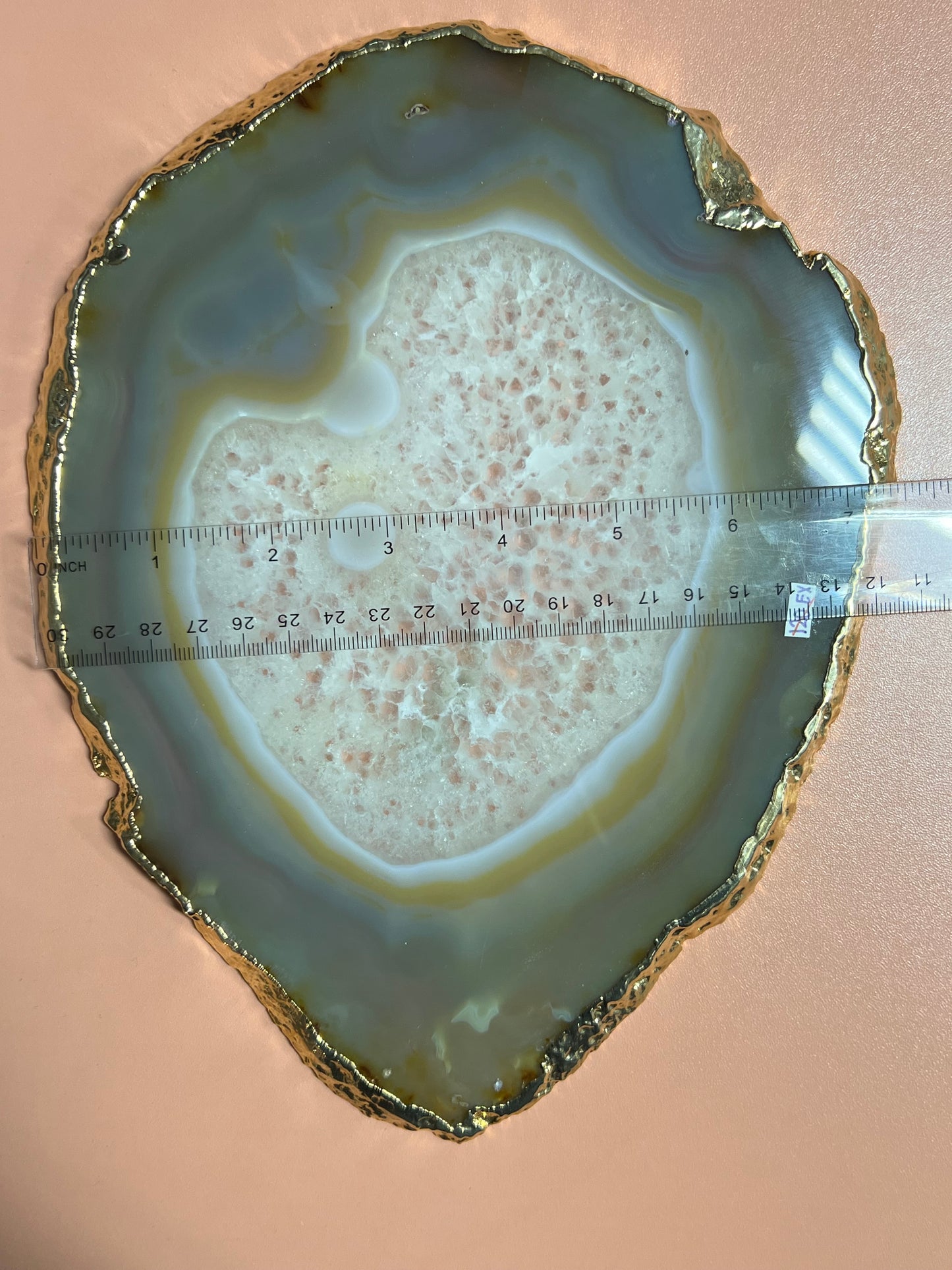 Brazilian Coaster Gold Platted