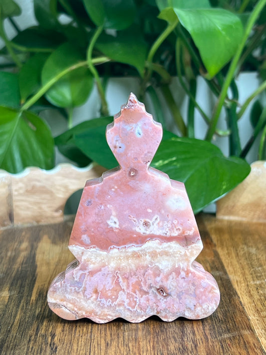 Pink Carnelian Buddha: CC
