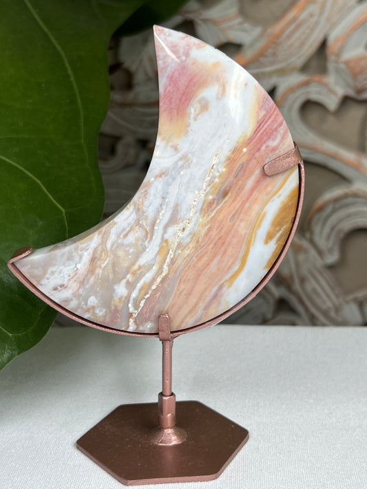 Milky Jasper Moon