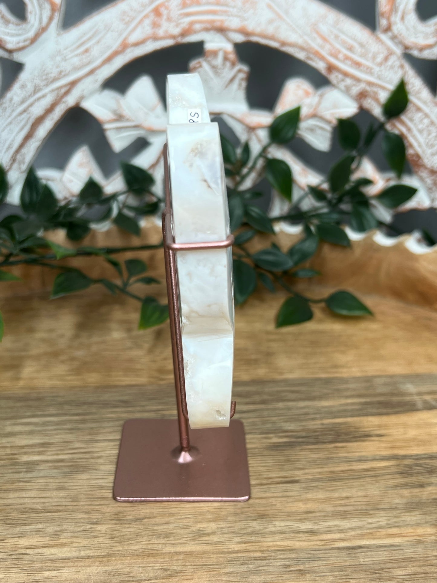 White Plume Agate Butterfly