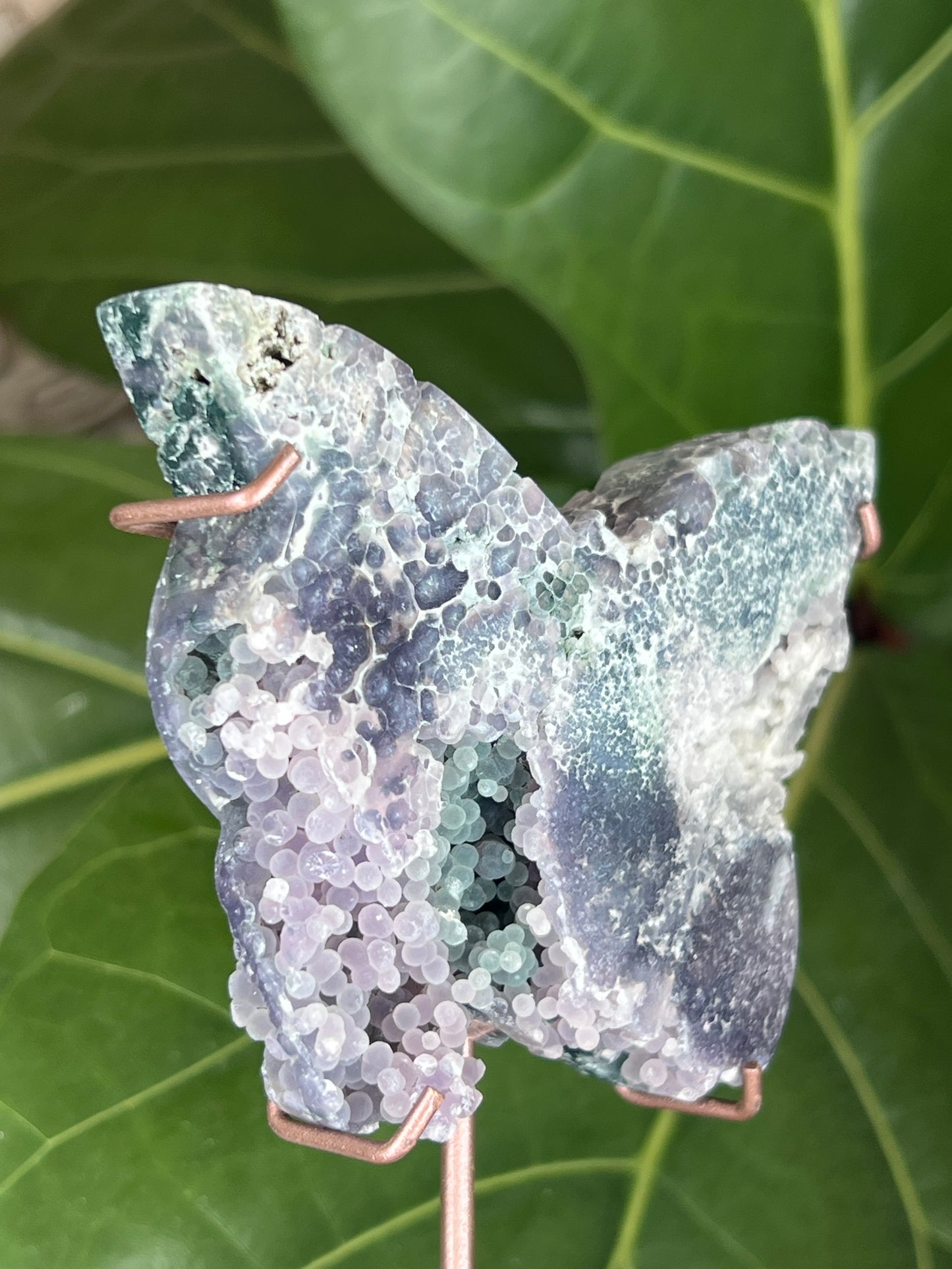 Grape Agate Butterfly
