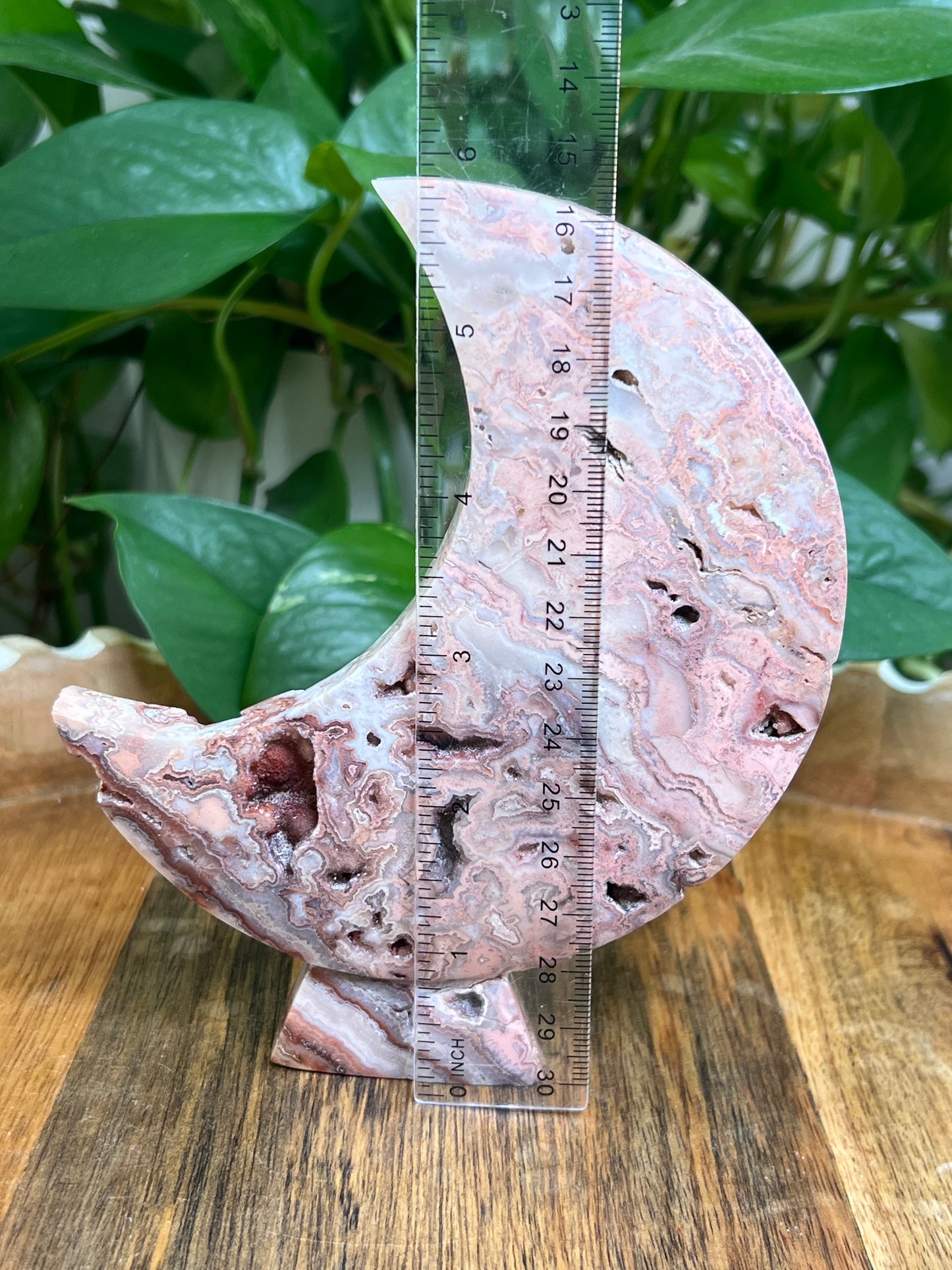 Crazy Lace Agate Moon: LK