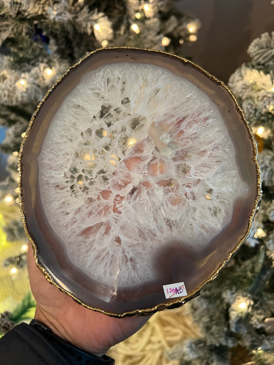 Brazilian Coaster Gold Platted