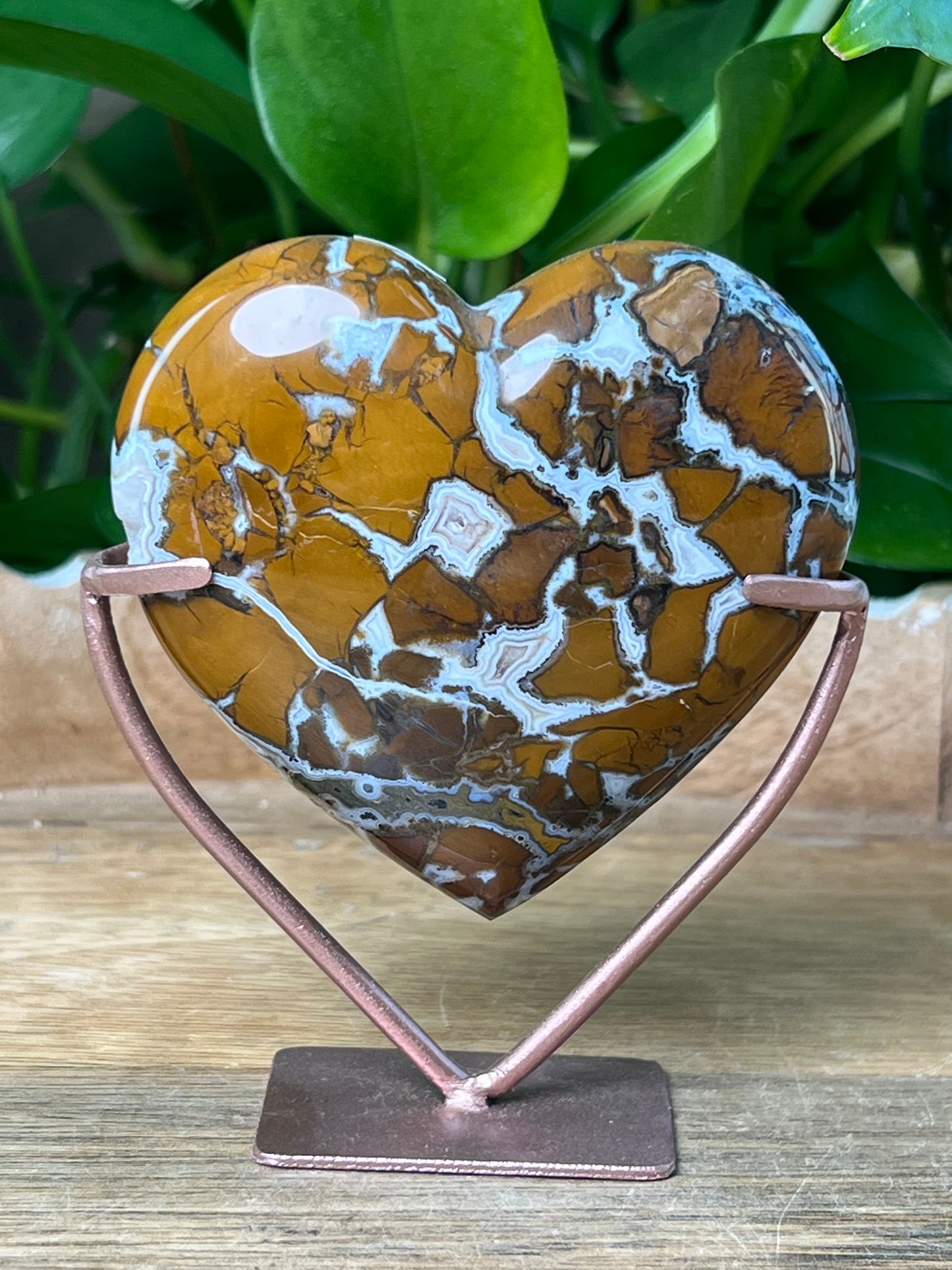 Brecciated Jasper Heart