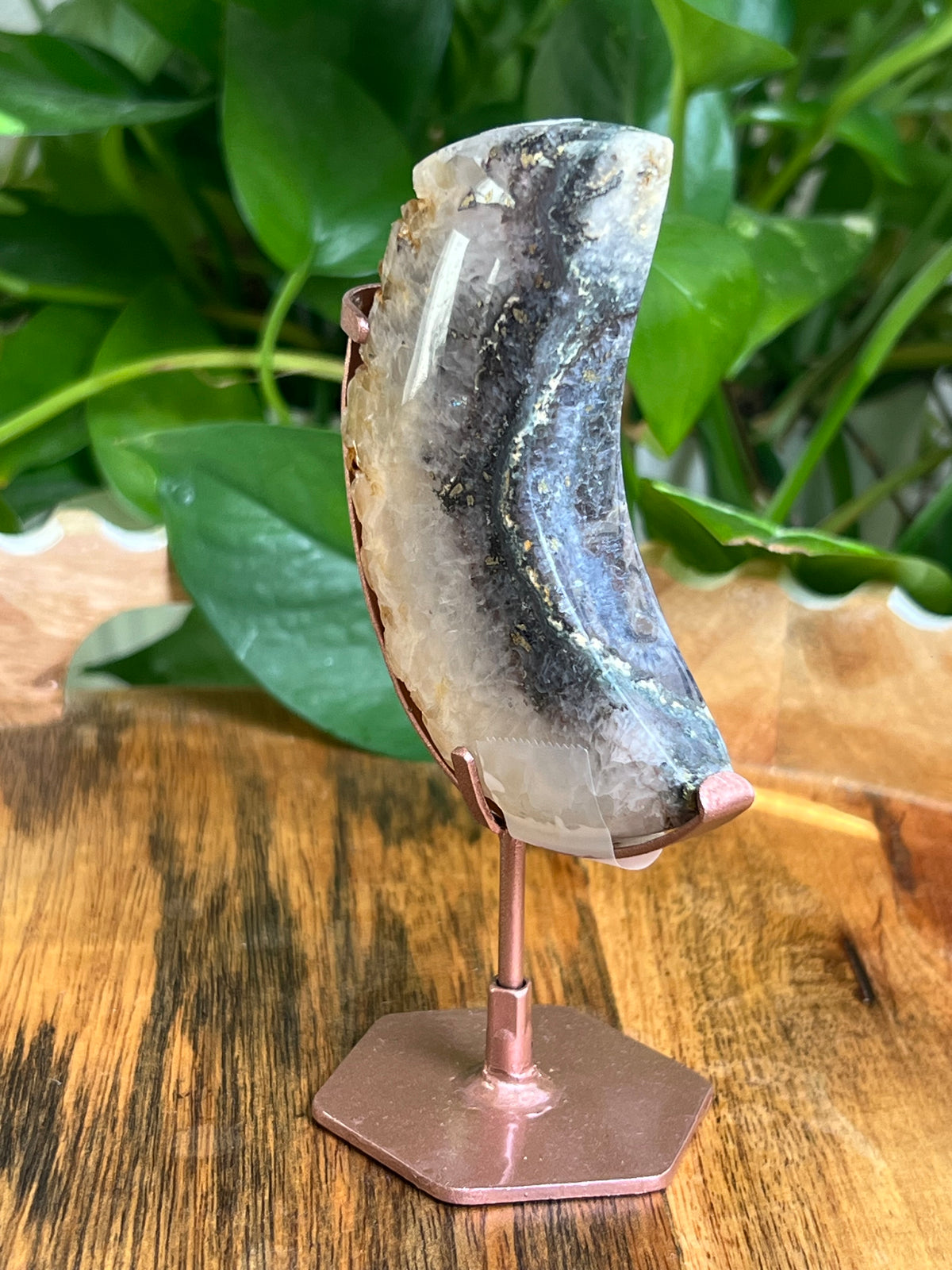 Amethyst Agate Moon: RB