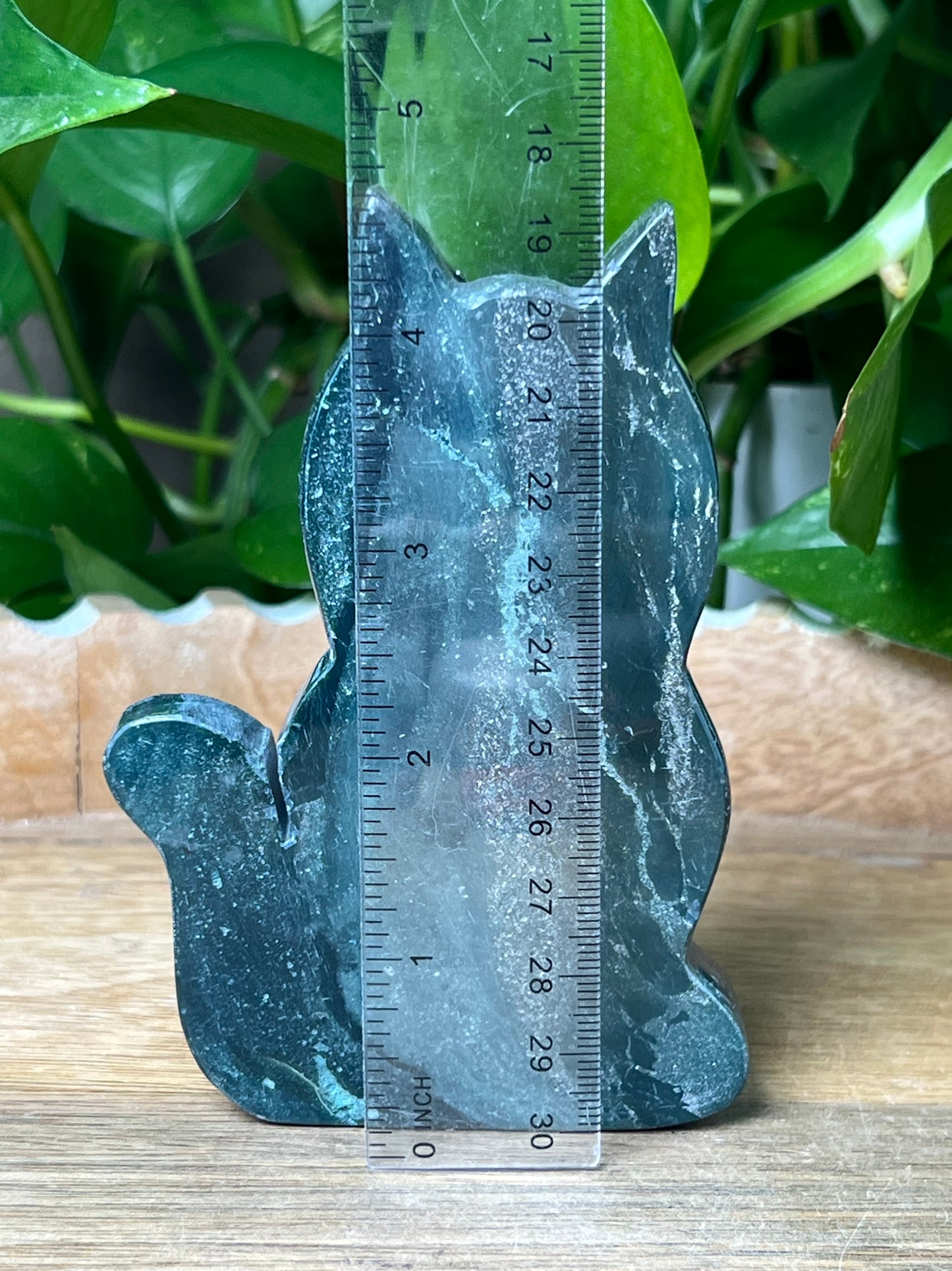 Blue Green Jasper Cat