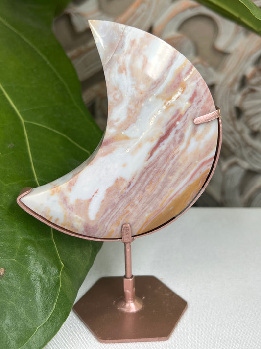 Milky Jasper Moon
