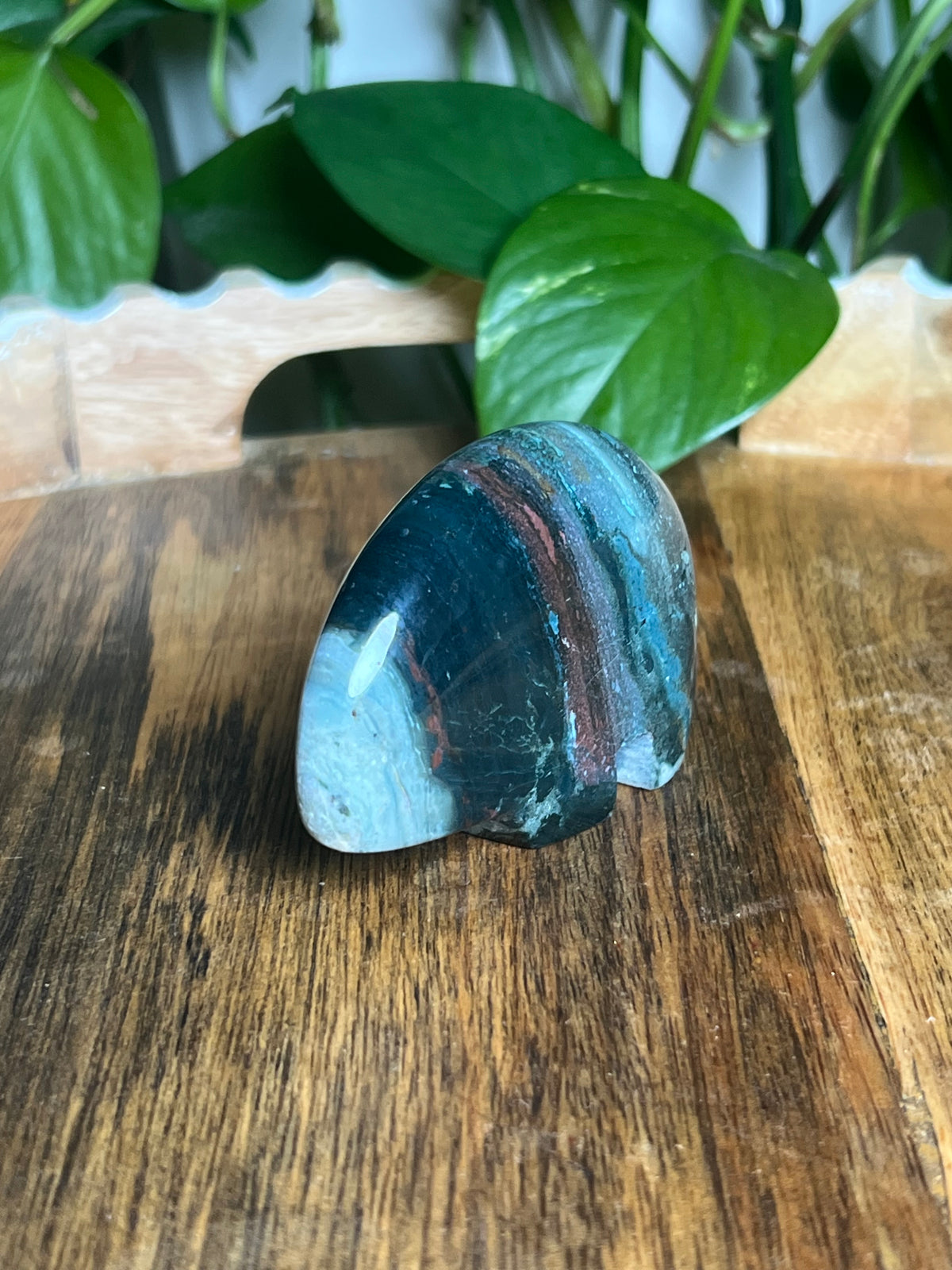 Blue Green Jasper Bear: KA