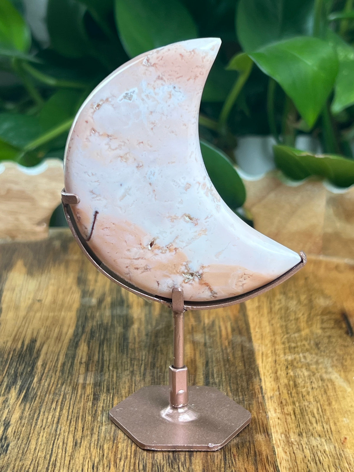 Pink Carnelian Moon: RH