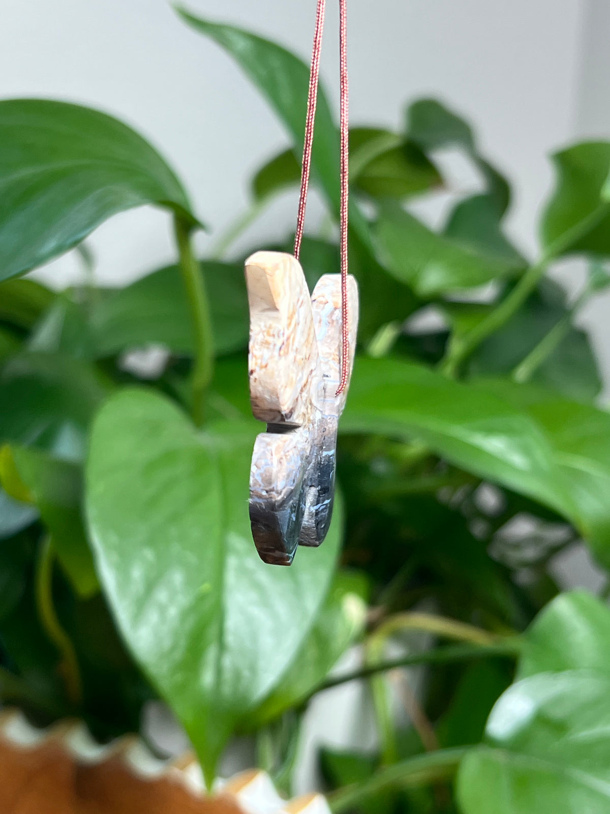 Palm Root Ornament Butterfly: PU
