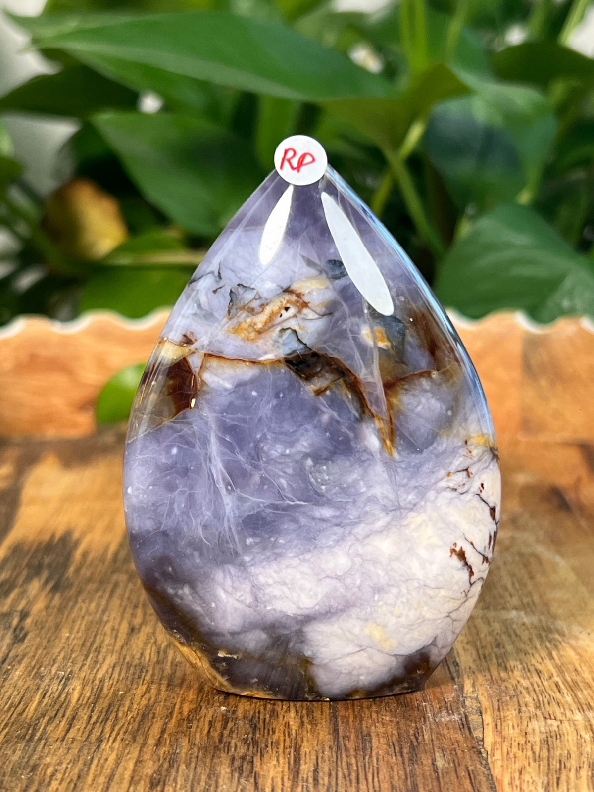 Purple Chalcedony Flames