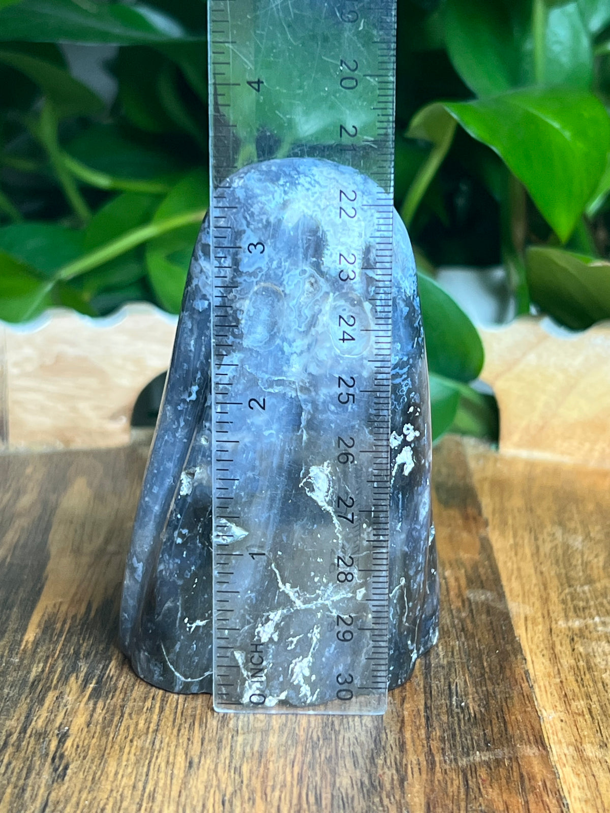 Blue Plume Agate Ghost: D