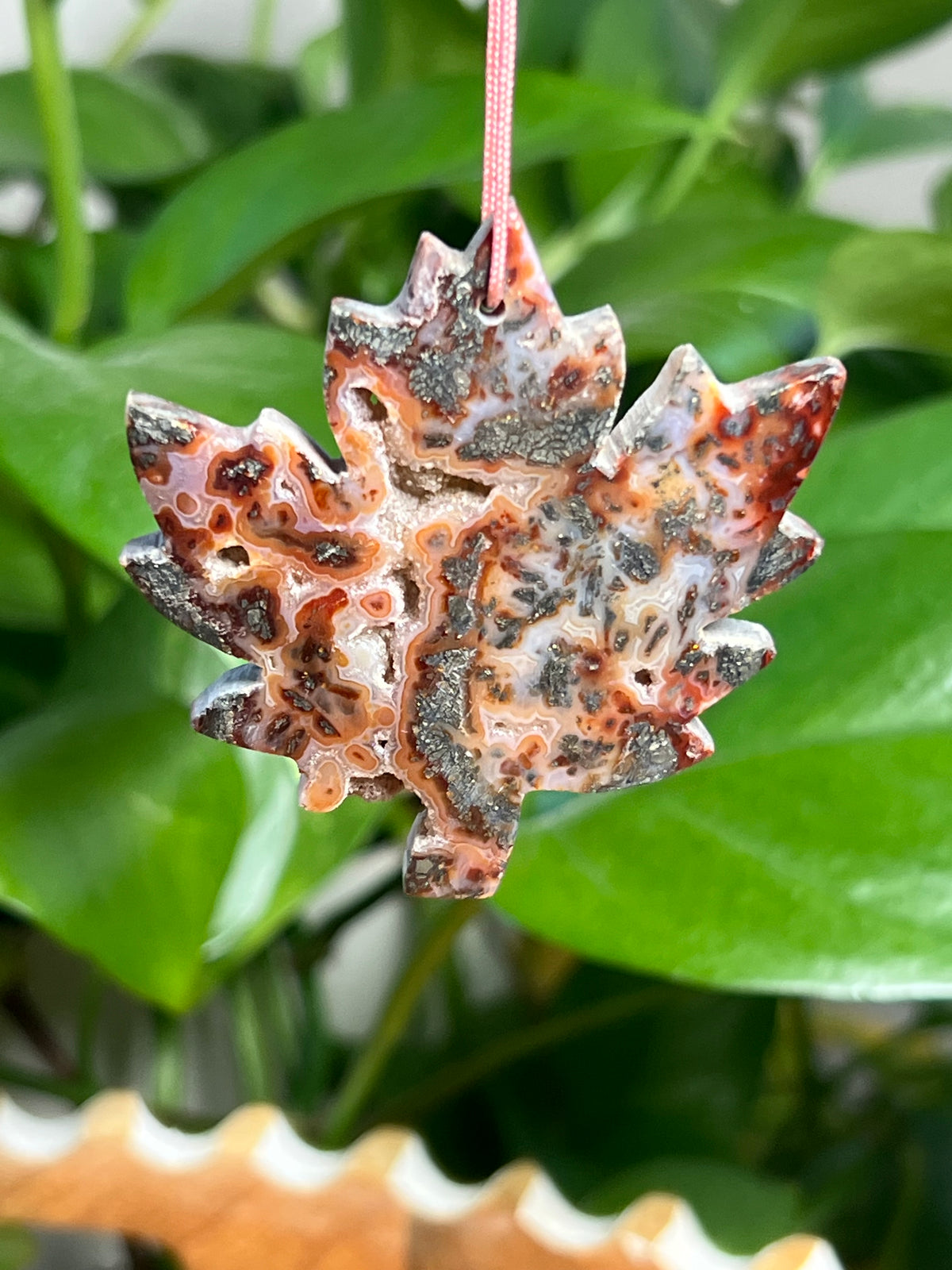 Marcasite Leaf Ornaments