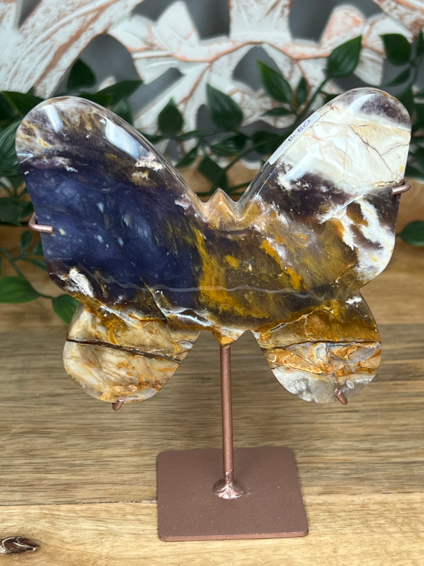 Purple Chalcedony Butterfly