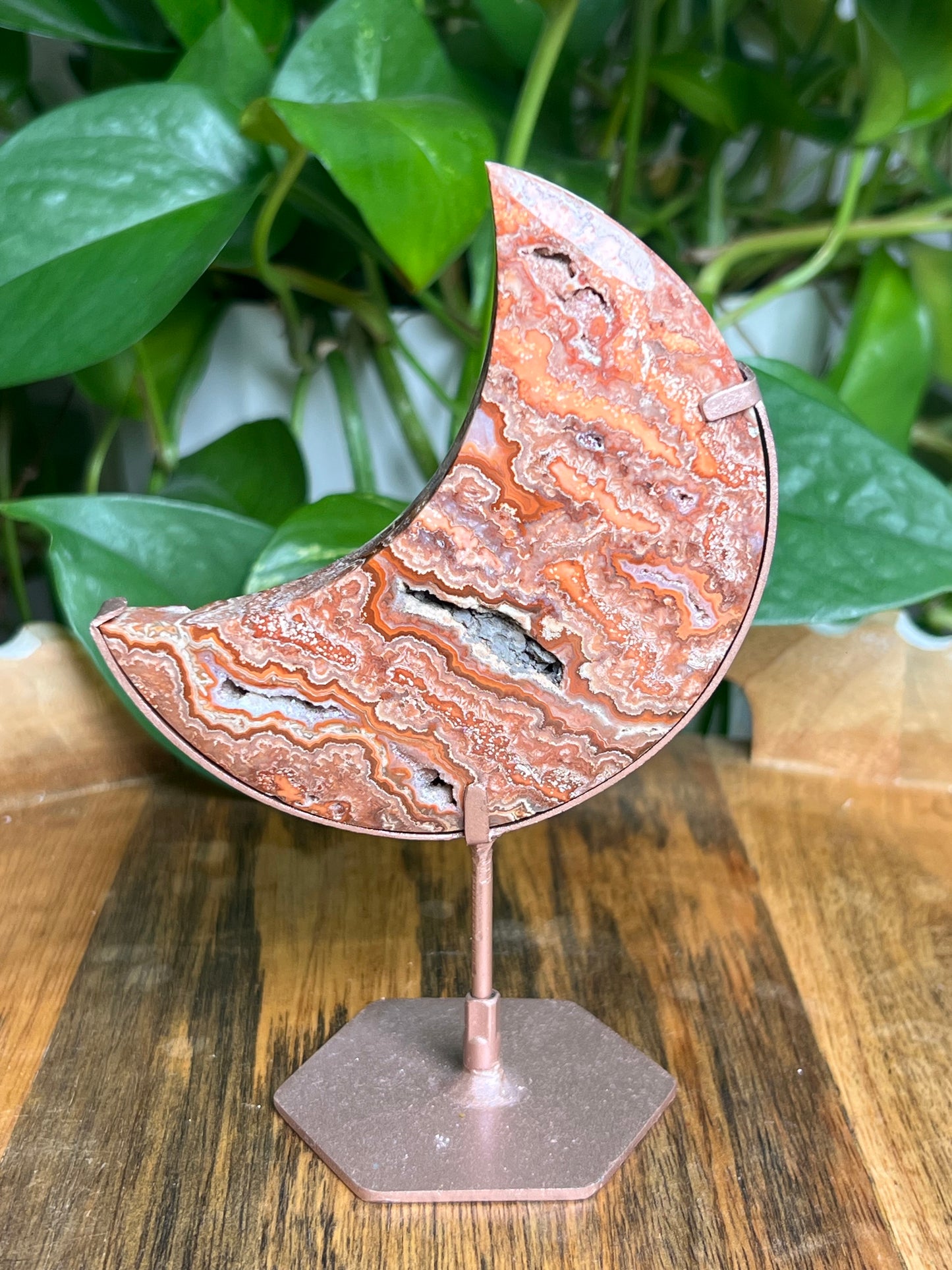Crazy Lace Agate Moon: PF