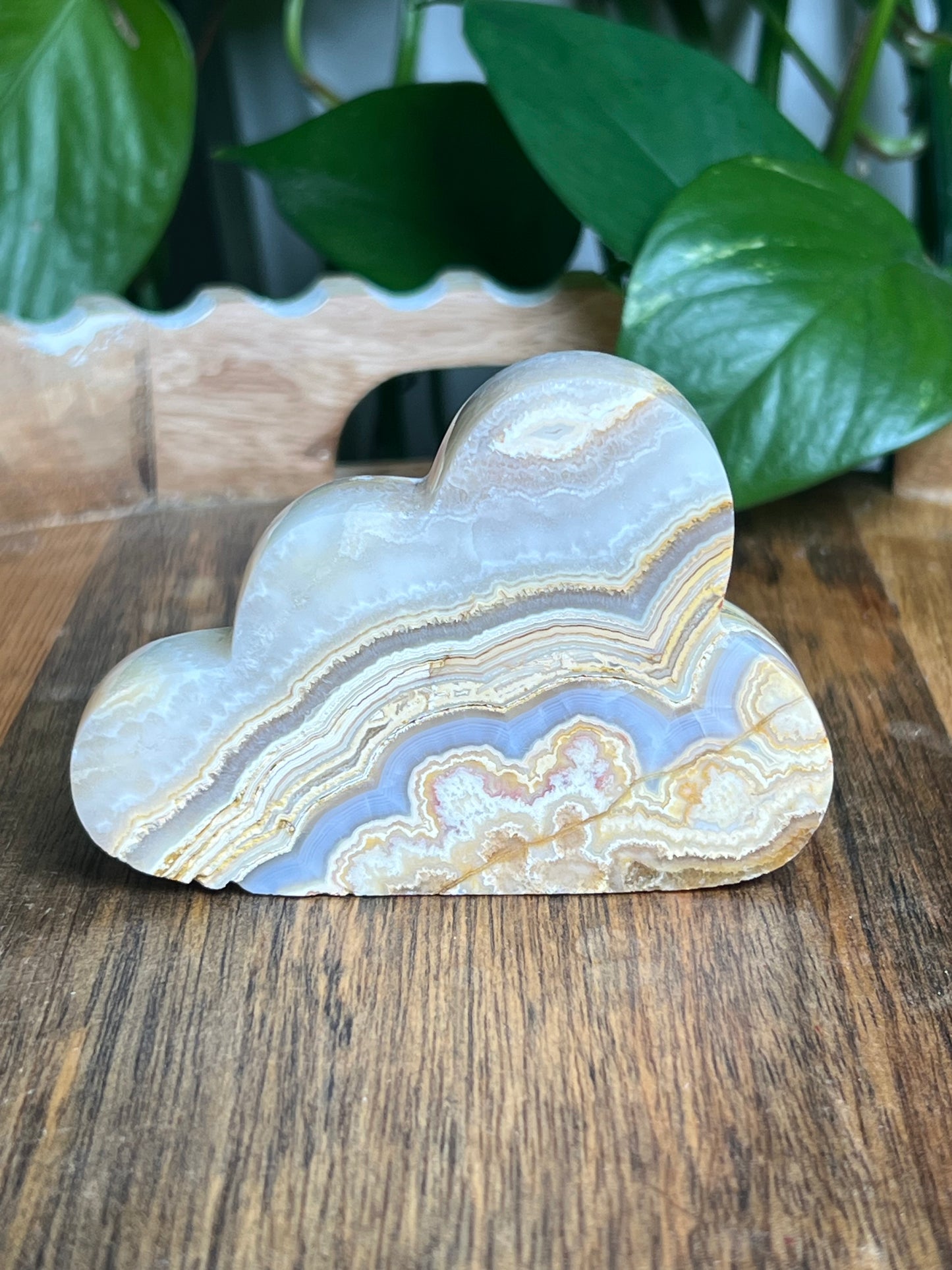 Yellow Crazy Lace Agate Cloud: ED