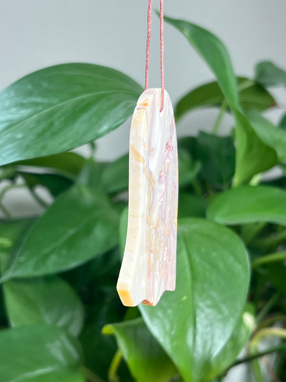Crazy Lace Agate Ornament Ghost: Di