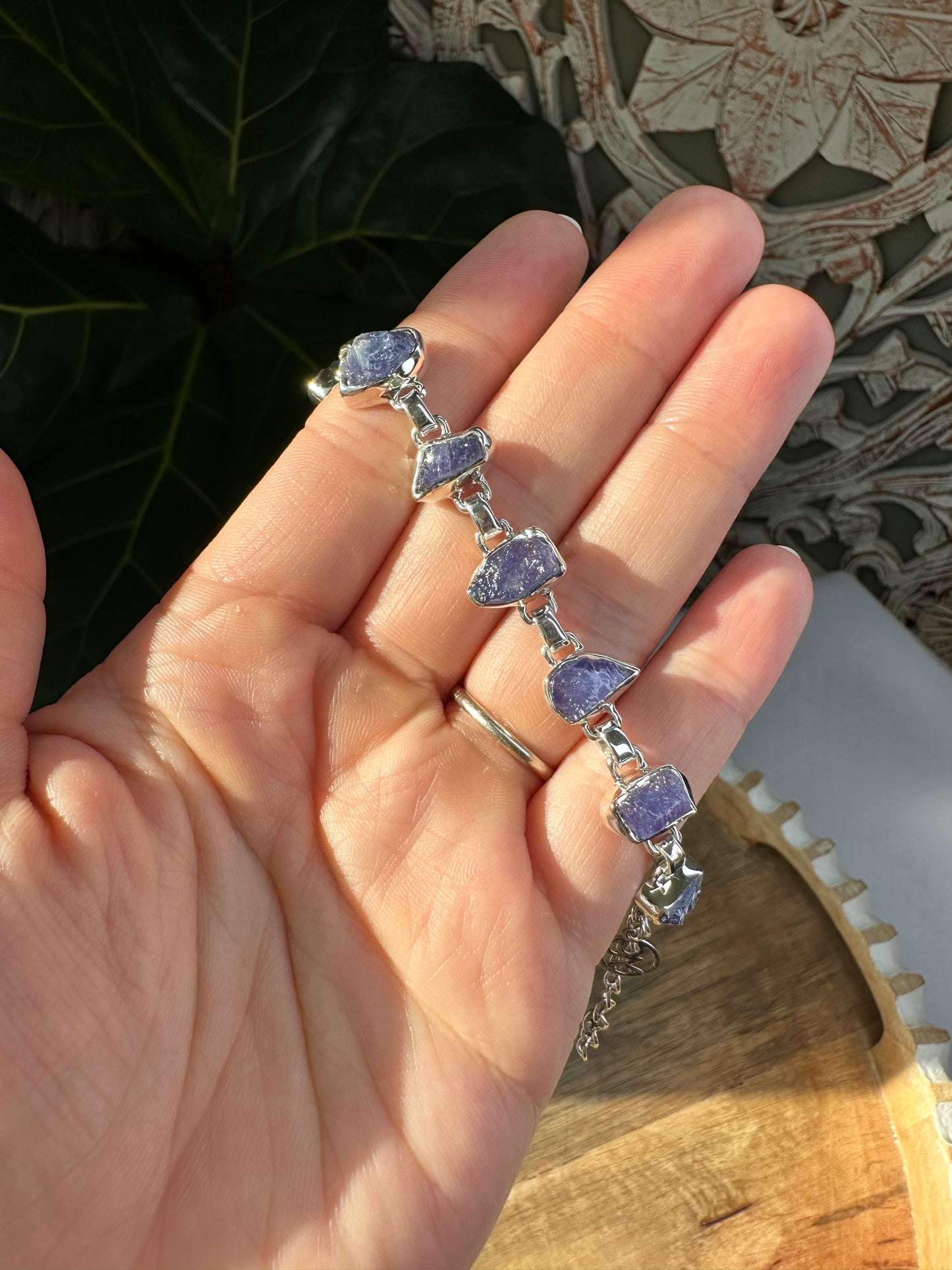 Tanzanite Infinity Bracelet