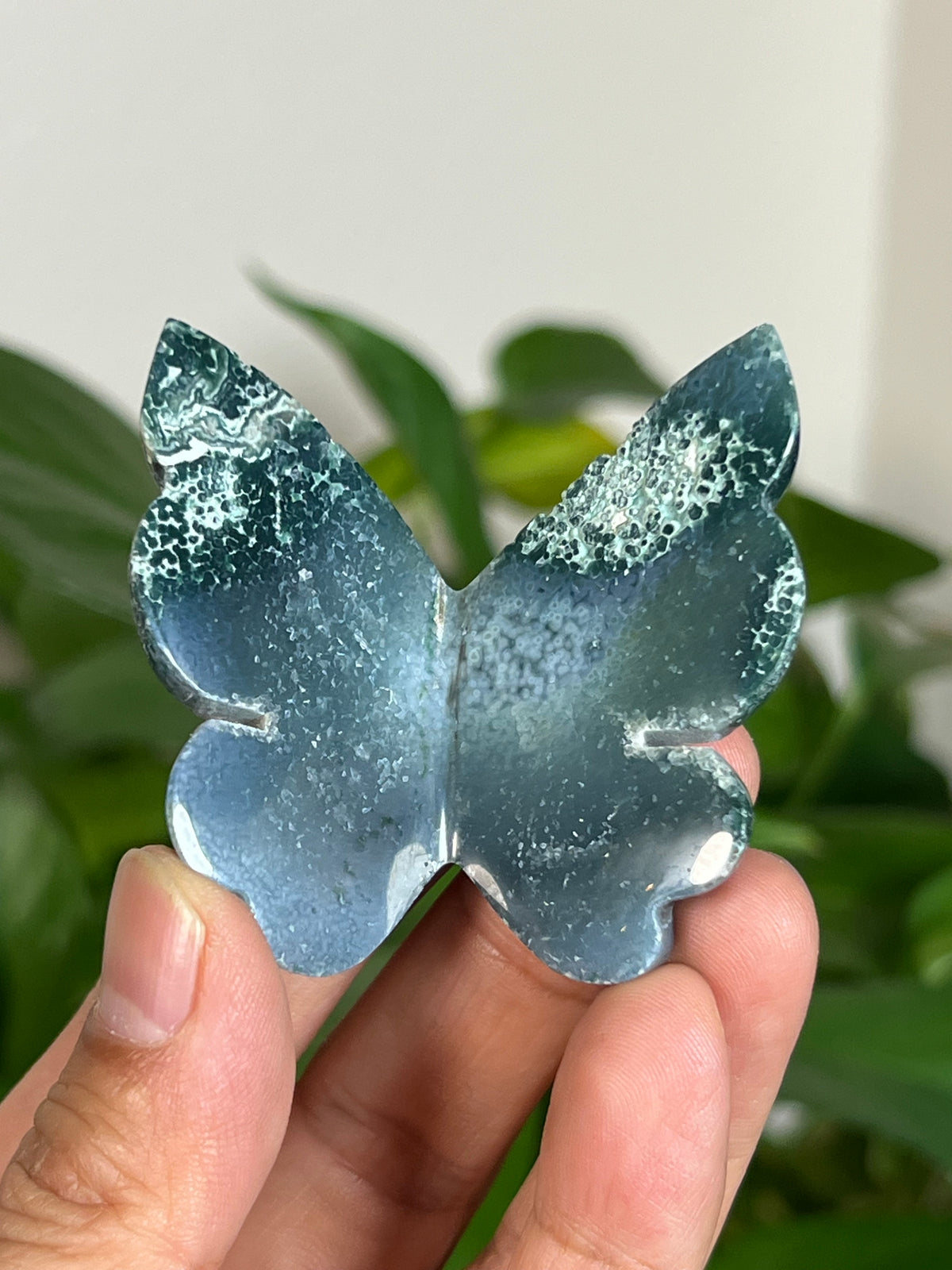 Grape Agate 3D Butterflies
