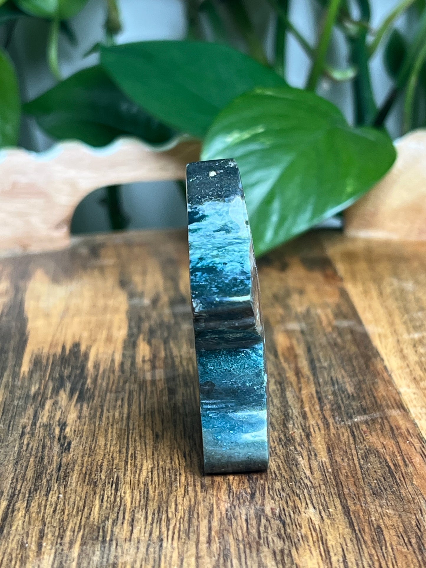 Blue Green Jasper Bunny: KB