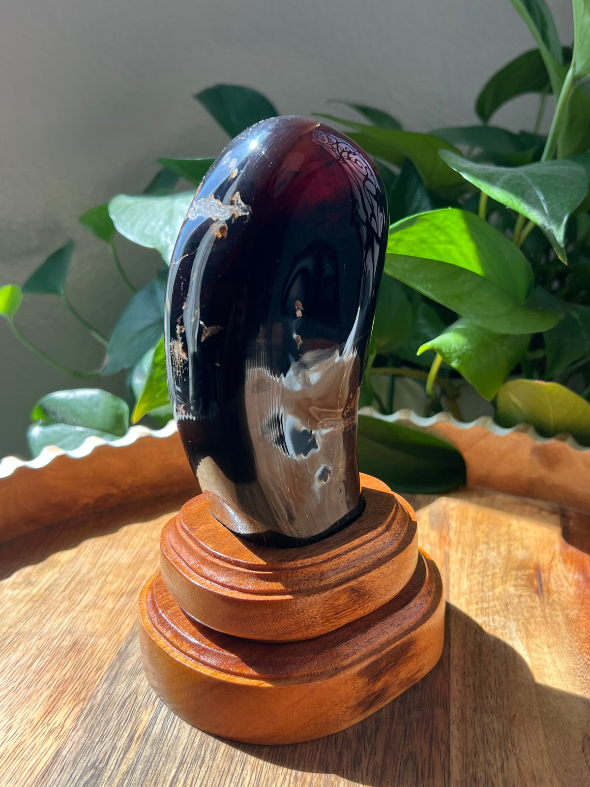 Blue Amber Freeform: T