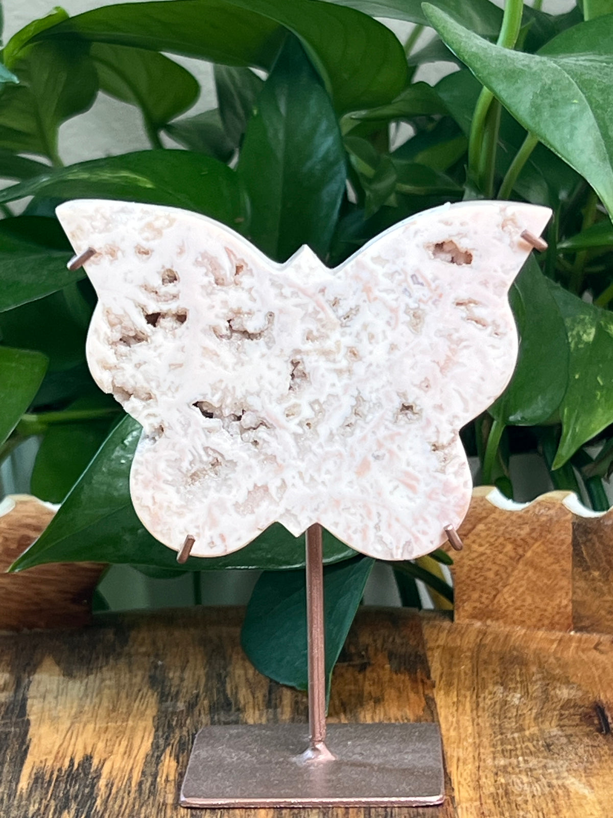 Pink Carnelian Butterfly: DO