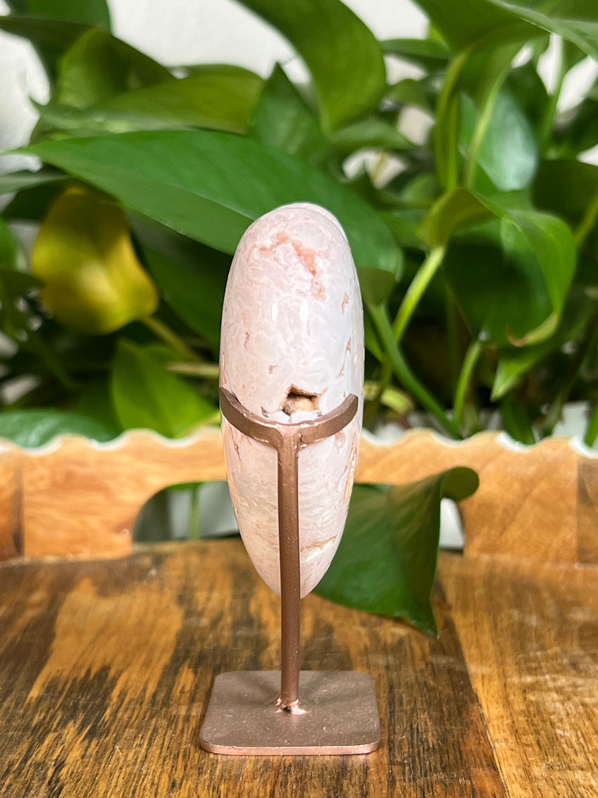Pink Carnelian Heart: FF