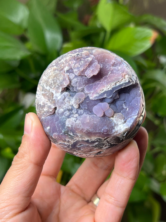 Grape Agate Sphere