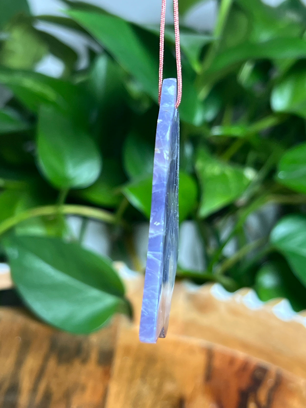 Purple Chalcedony Ornament Bell: CE