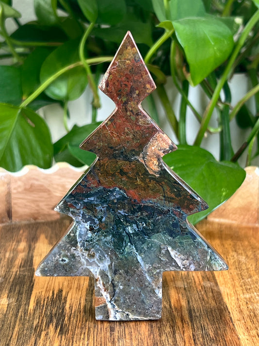 Blue Green Jasper Tree: B