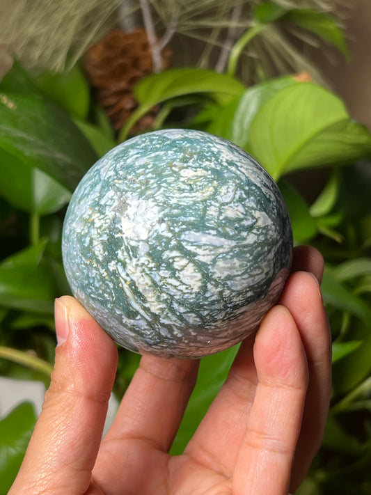 Moss Agate Sphere