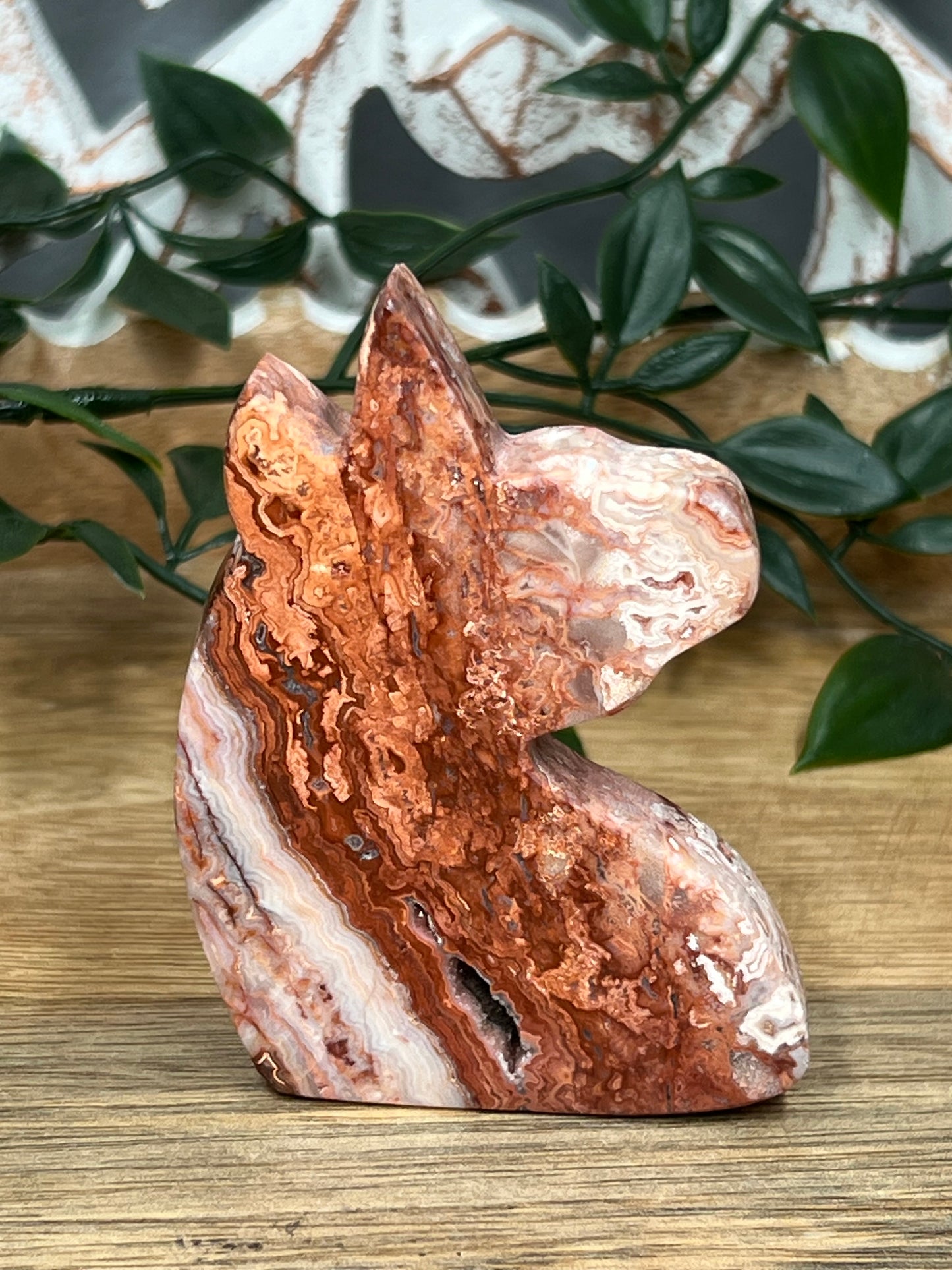 Crazy Lace Agate Unicorn