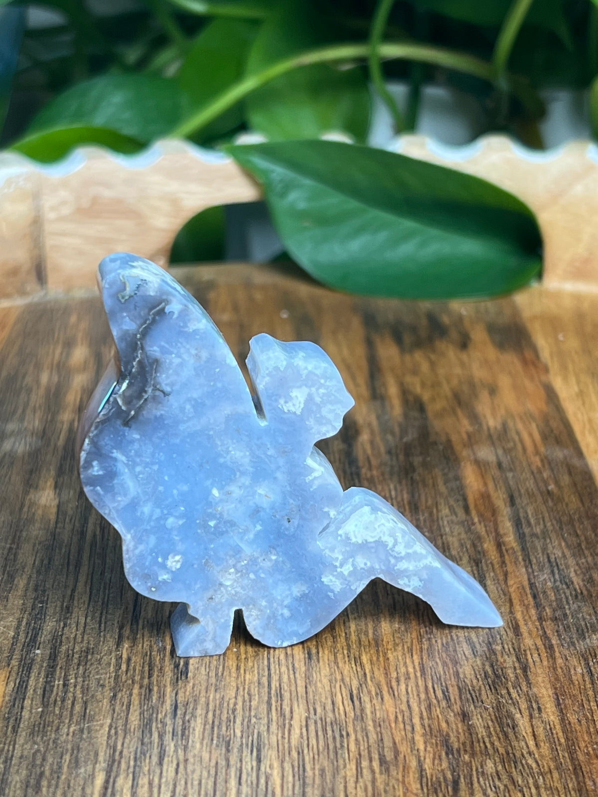 Blue Plume Agate Pixie Fairy: PC