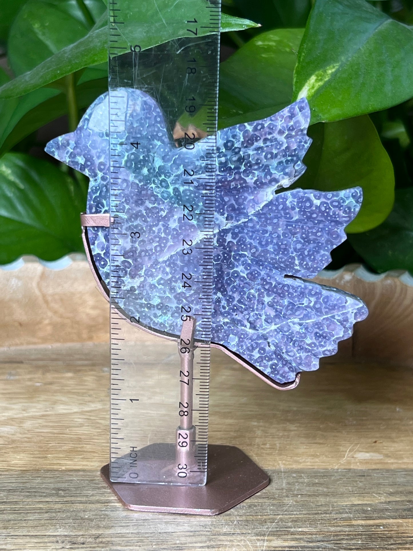 Grape Agate Bird