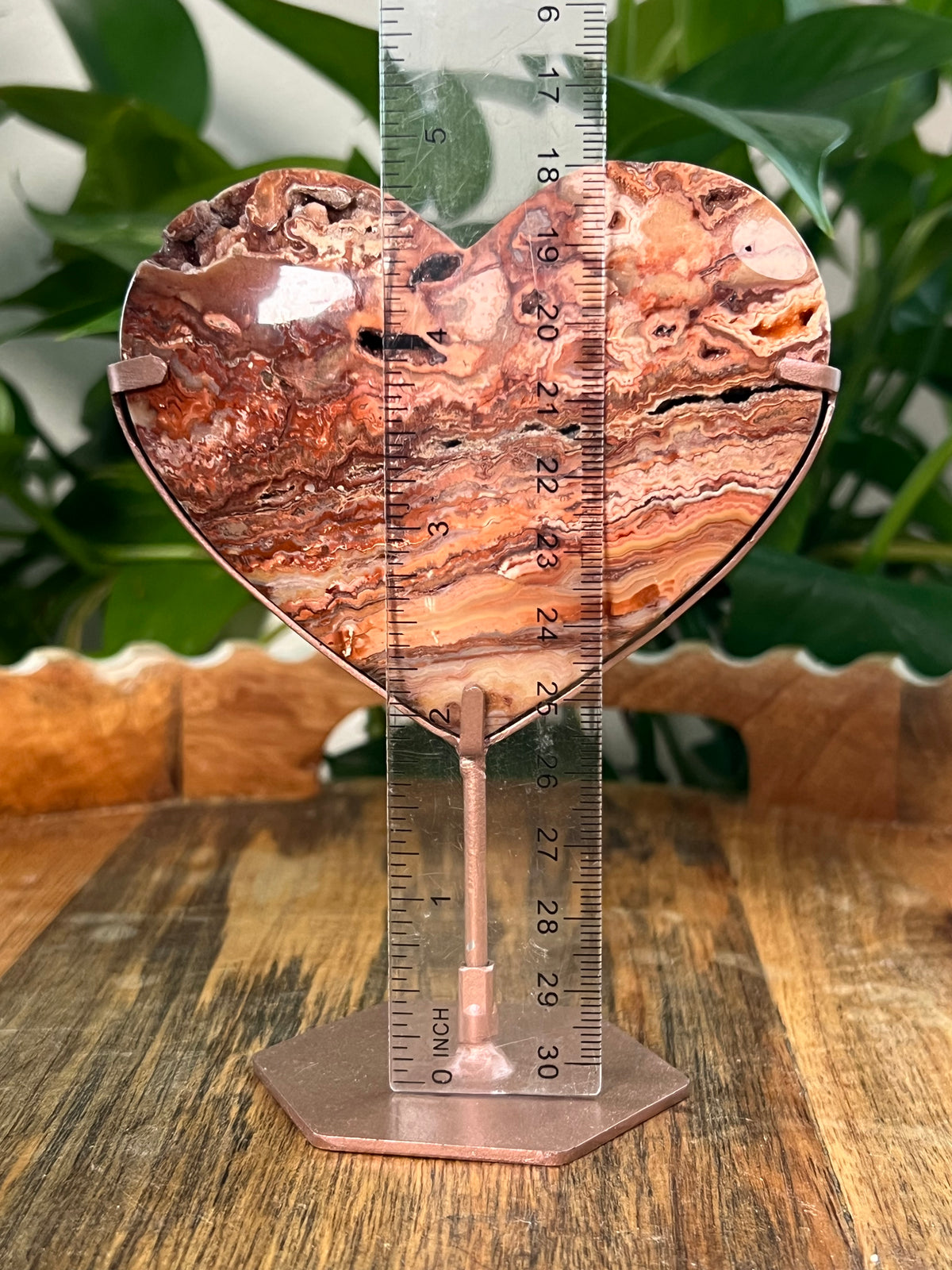 Crazy Lace Agate Heart: NS