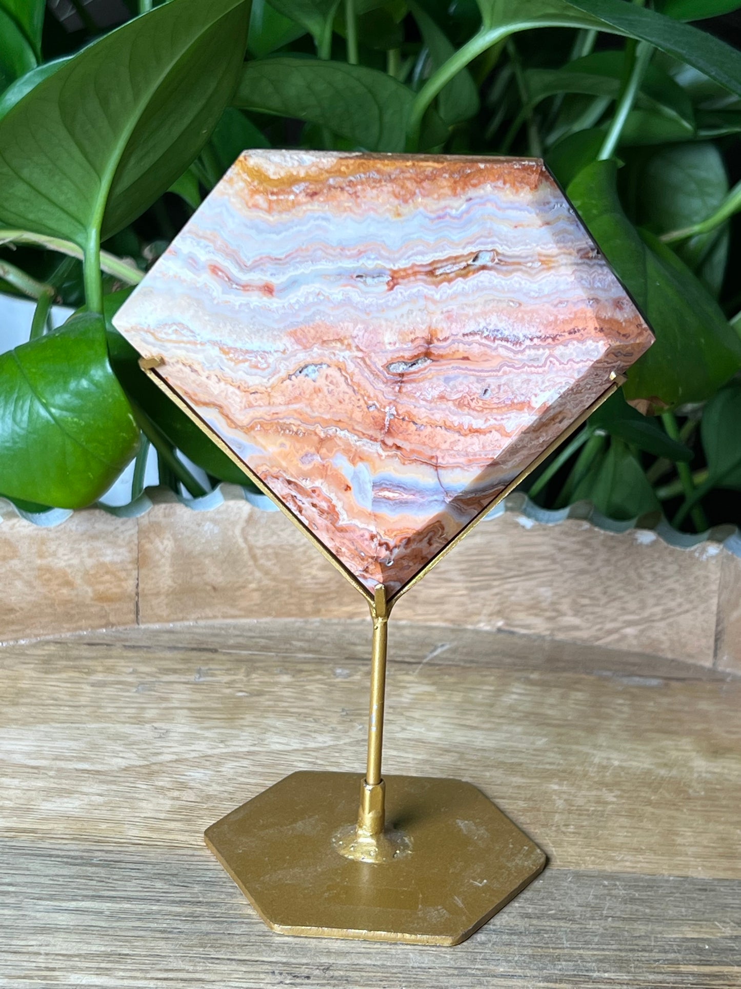 Crazy Lace Agate Diamond