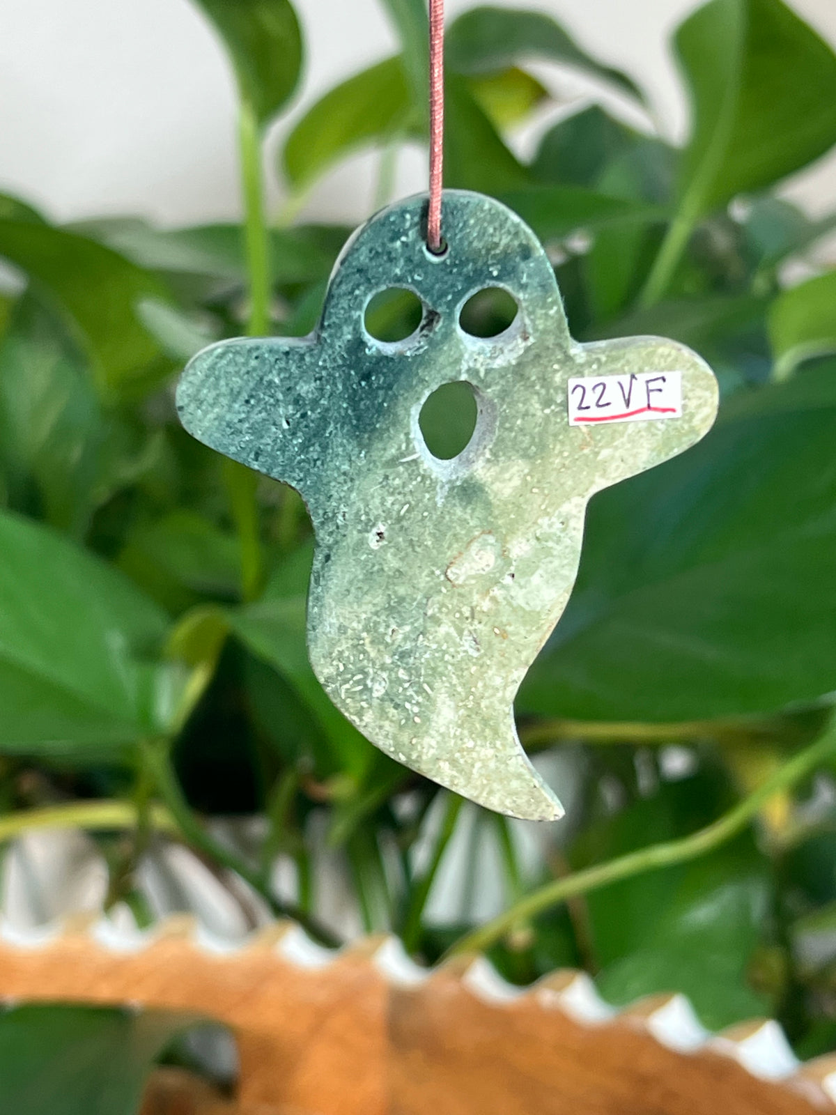 Blue Green Jasper Ghost Ornaments