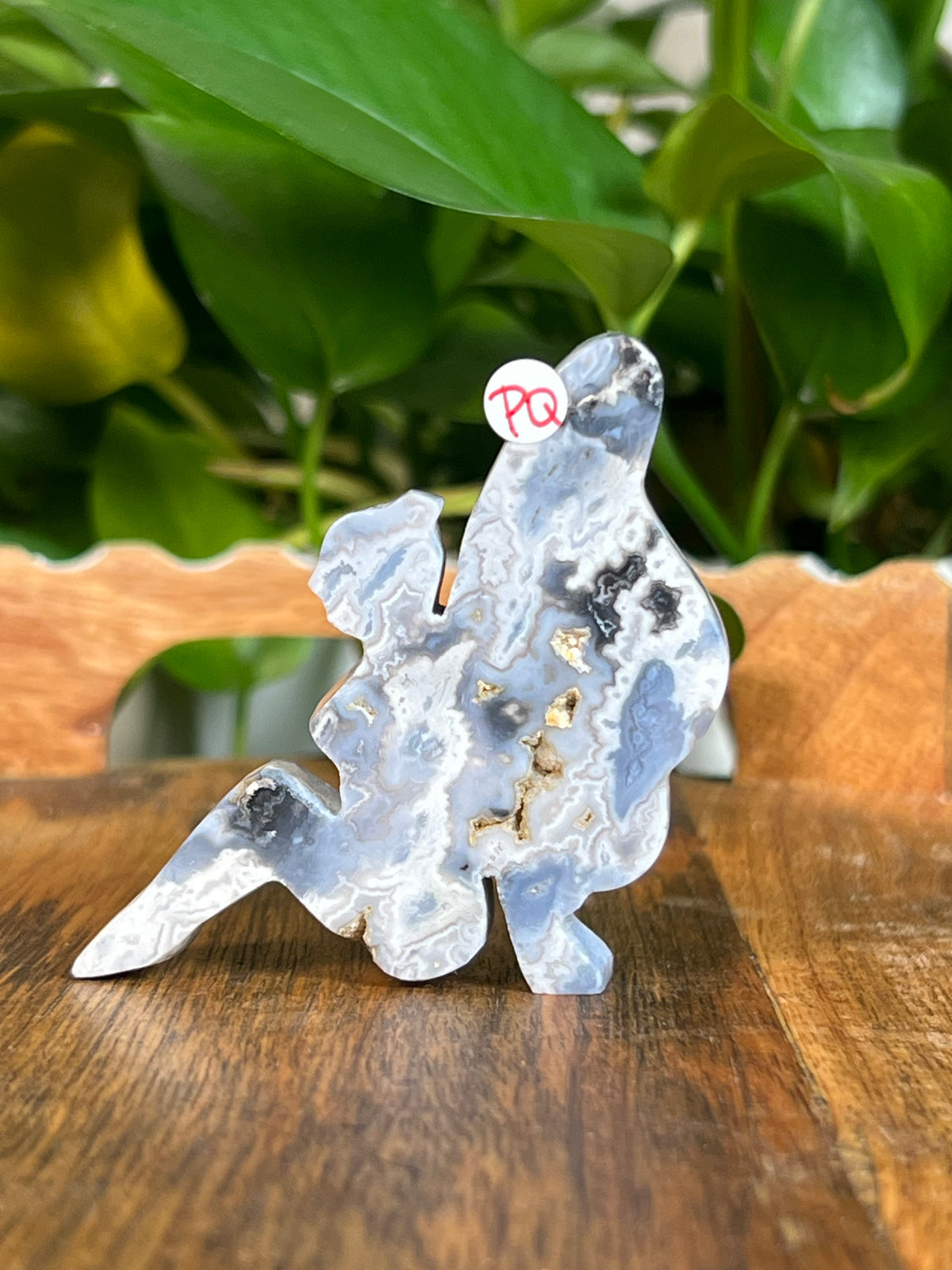 Blue Plume Agate Pixie Fairies