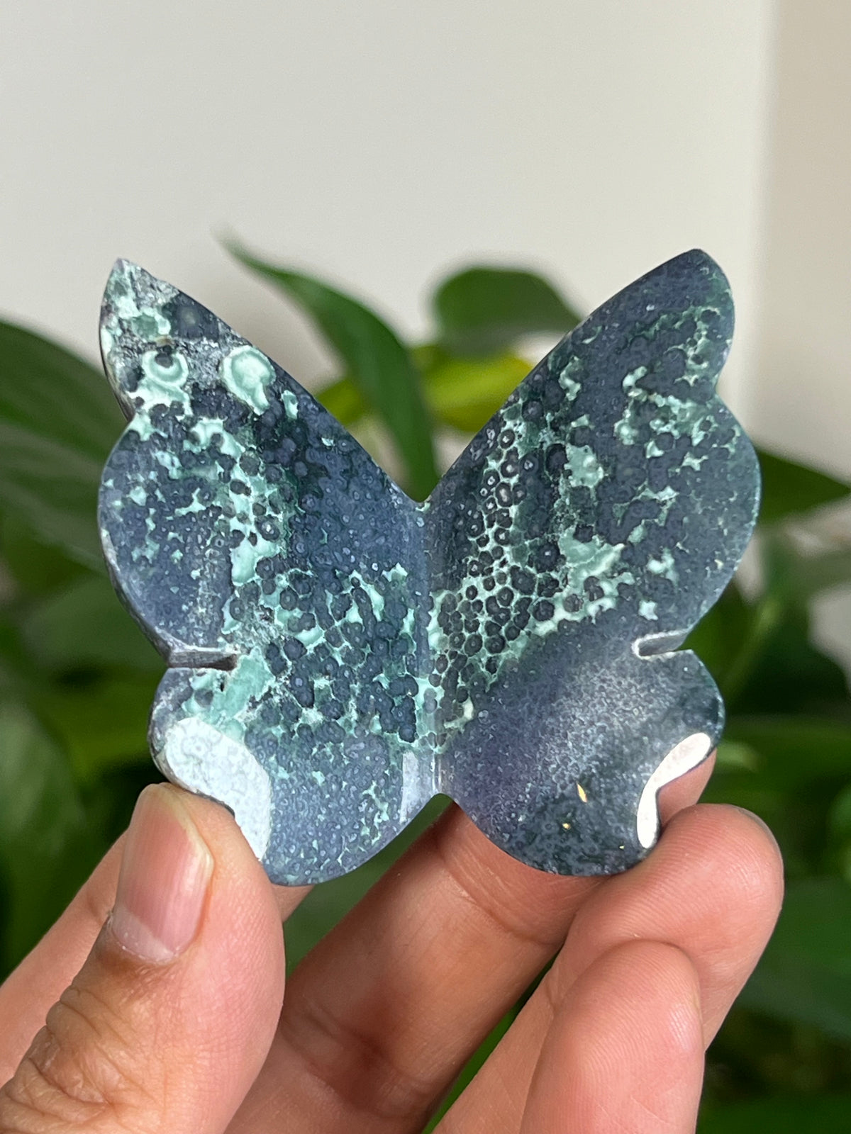 Grape Agate 3D Butterflies