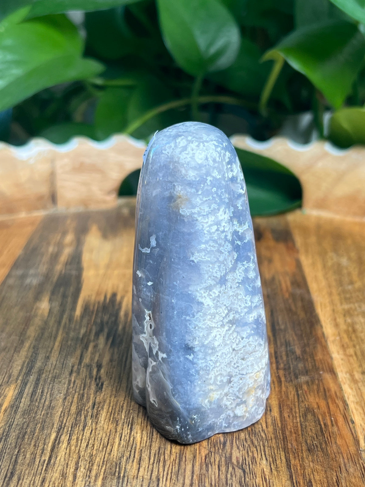 Blue Plume Agate Ghost: E
