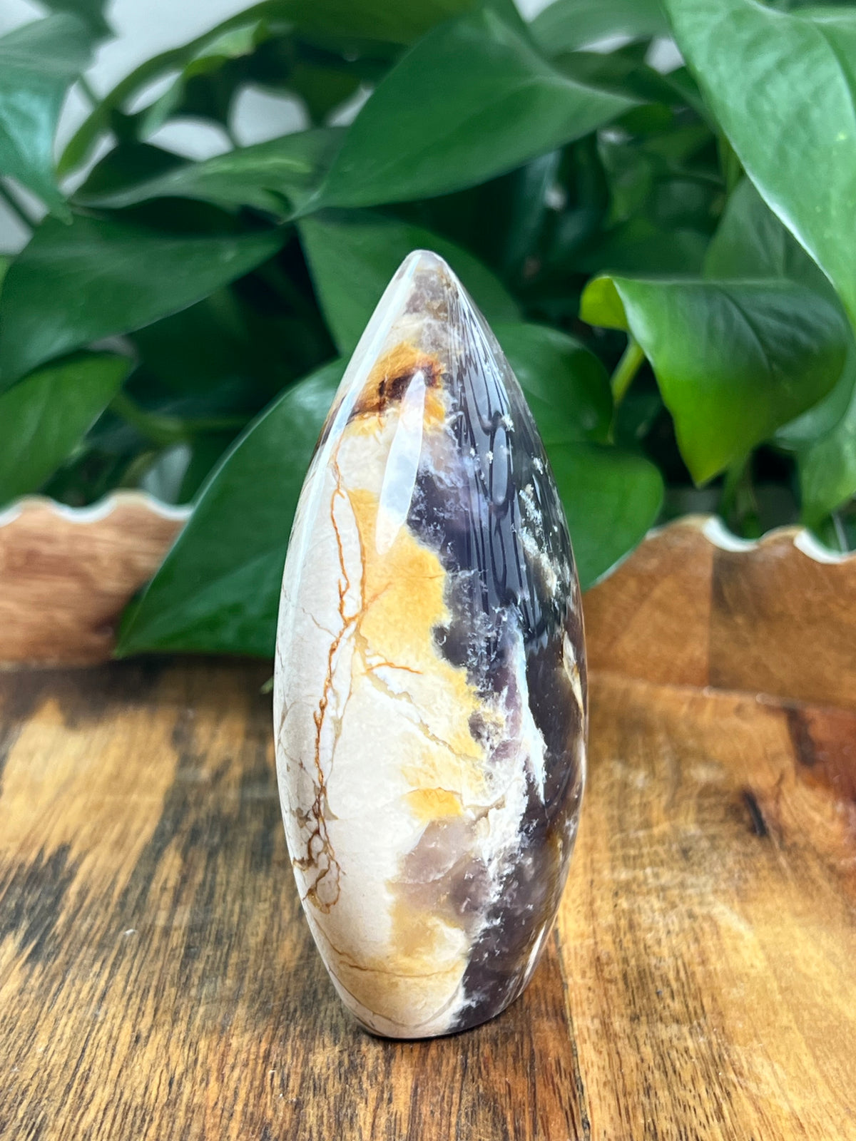 Purple Chalcedony Flame: AB