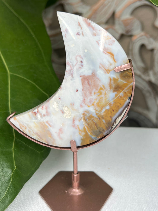 Milky Jasper Moon