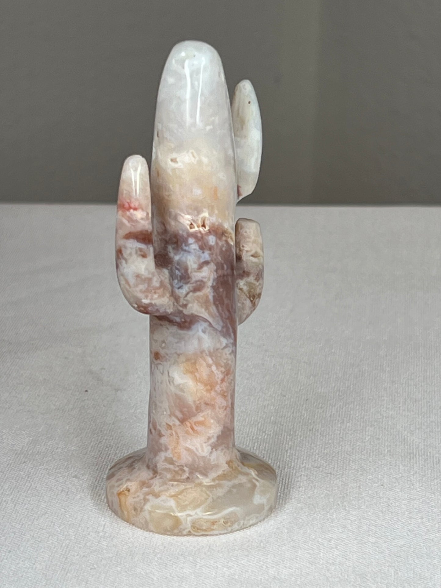 Rainbow Plume Agate Cactus